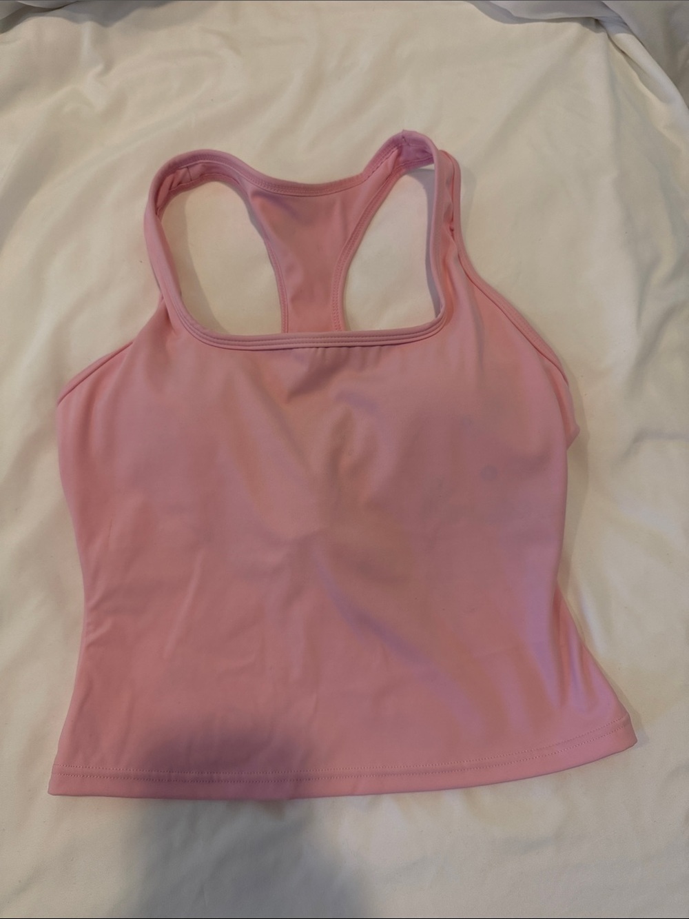 Pink Racerback Tank Top